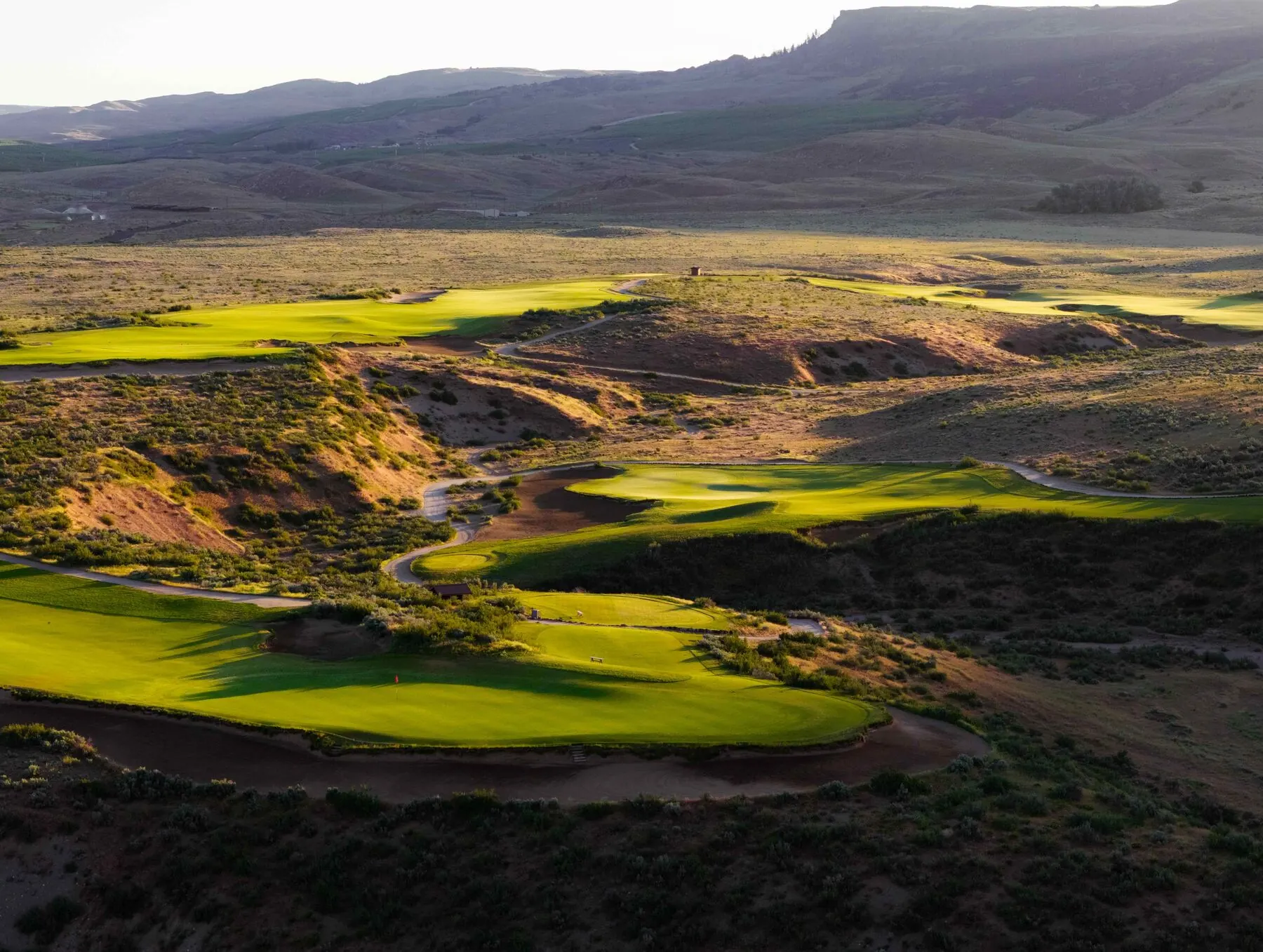 Desert fairway at Gamble Sands